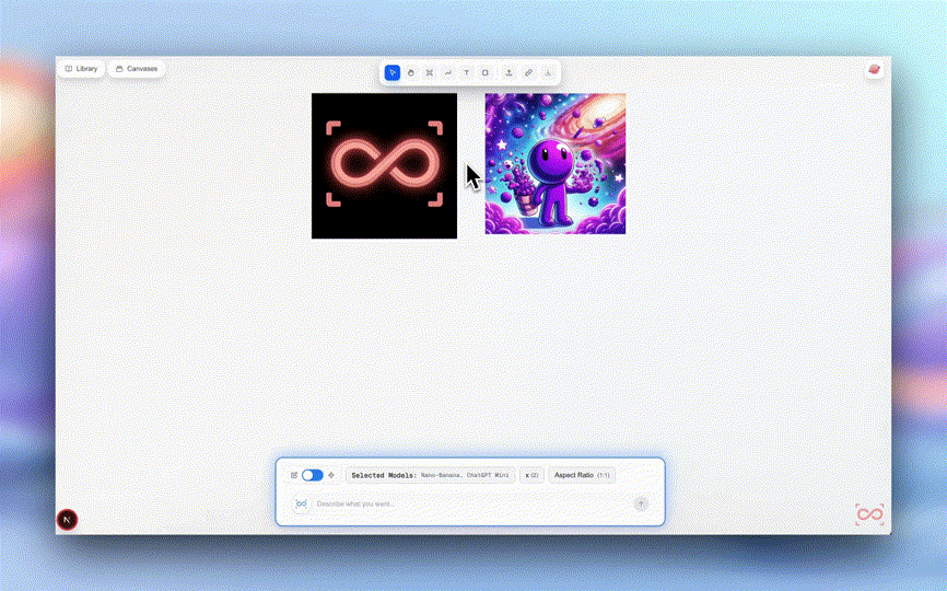Brand ImageGEN demo showing asset generation